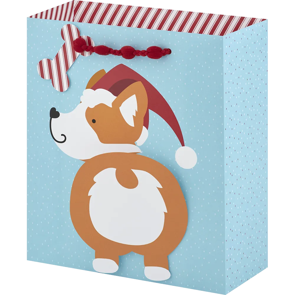 CORGI CHRISTMAS MD BAG