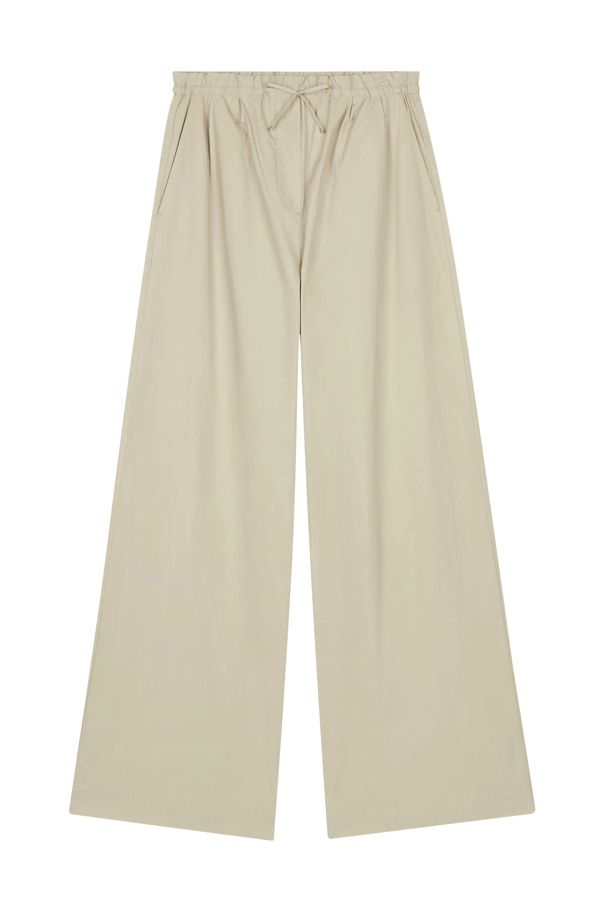 Cotton Wide Leg Pants