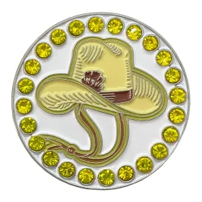 Cowboy Hat Golf Ball Marker Only