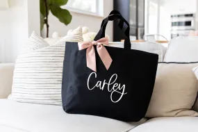 Custom Tote Bag with Zipper - Personalized Bags