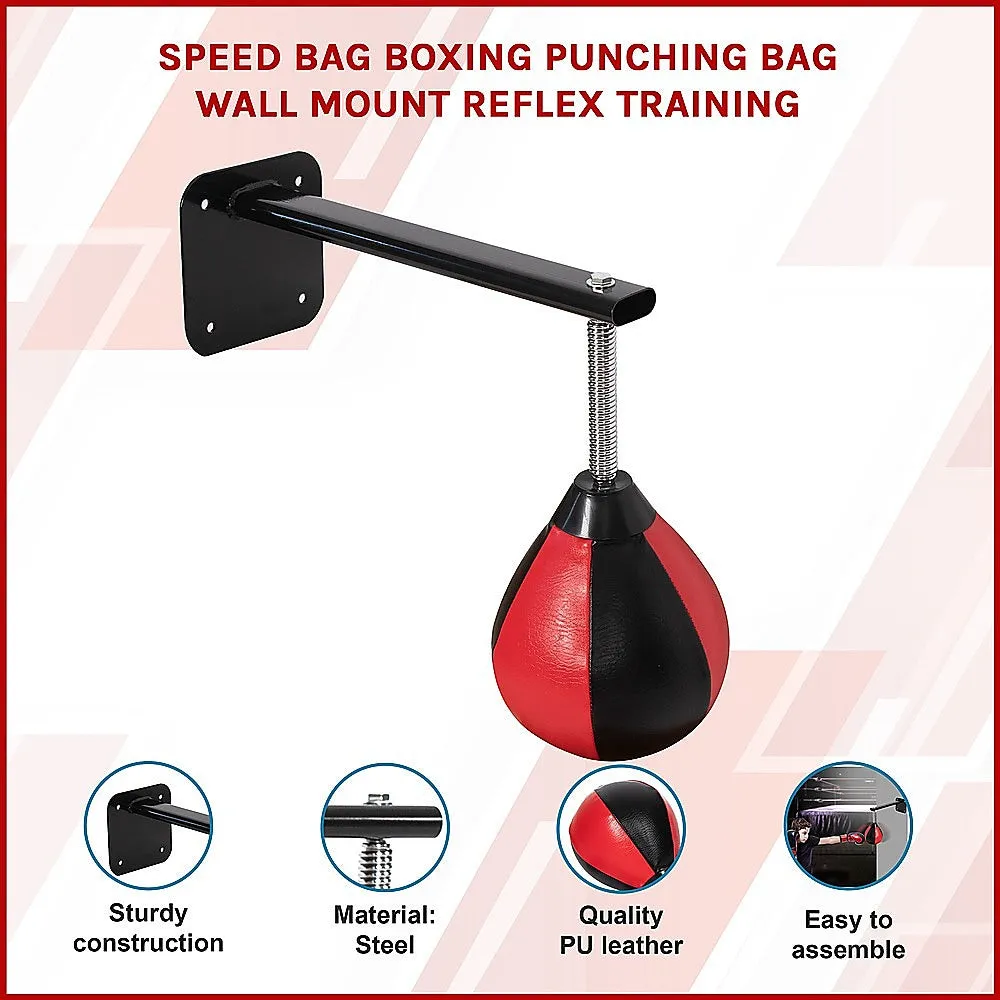 Durable Wall Mounted Speed Bag with Adjustable Height