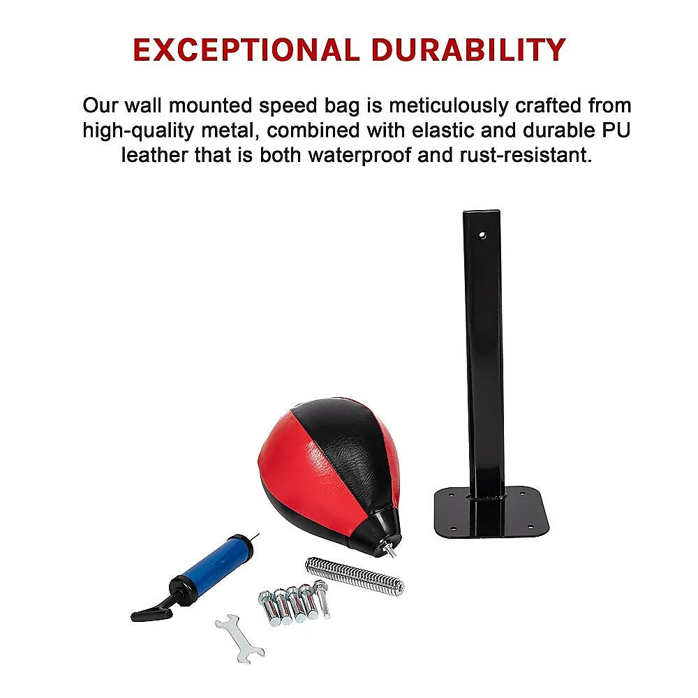 Durable Wall Mounted Speed Bag with Adjustable Height