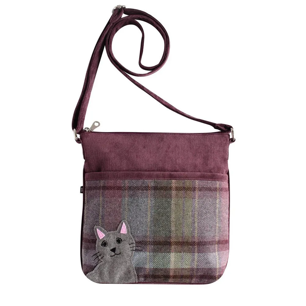 Earth Squared Tweed Applique Amelia Bag