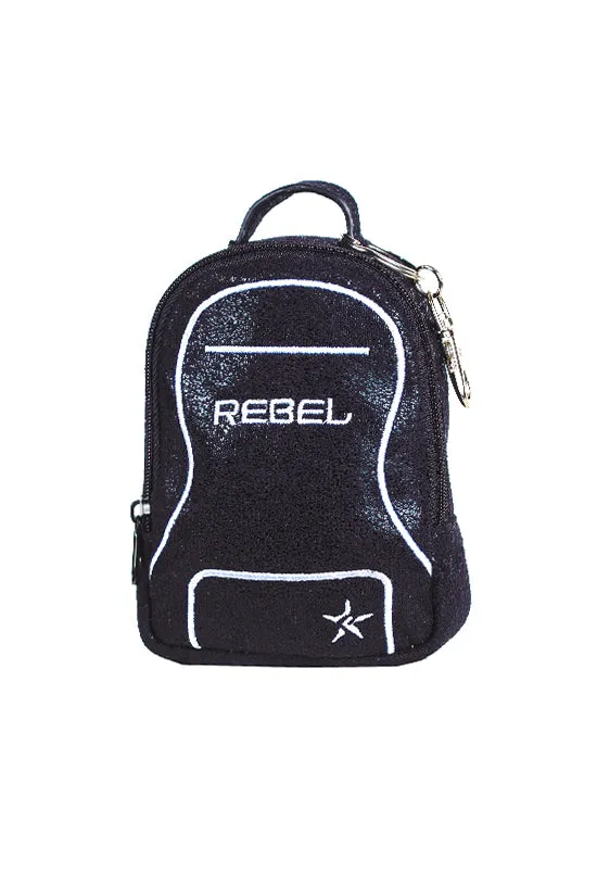 Faux Suede in Black Mini Rebel Dream Bag Coin Purse