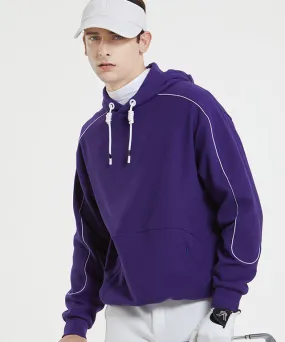 Felici Brushed Line Hoodie - Dark Violet