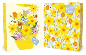 Floral Easter Large gift bag Assorted