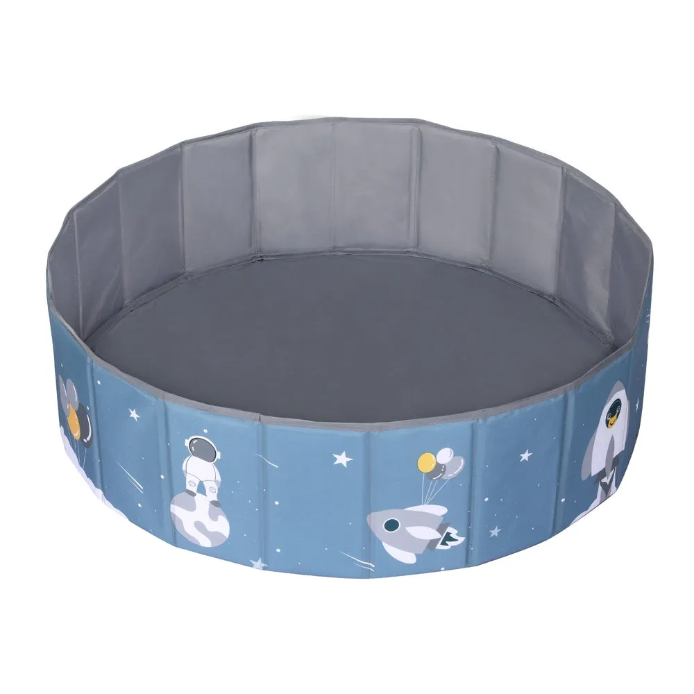 Foldable Kids Ball Pool - 500D Oxford Cloth Blue by Keezi