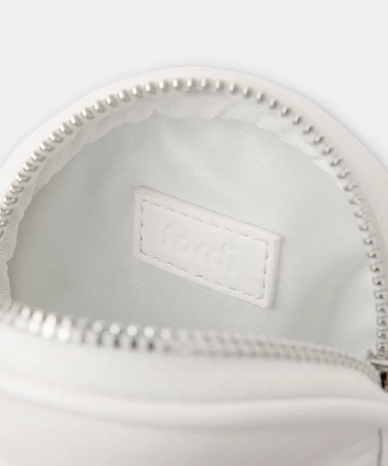 FORDI Signature Ball Pouch - White