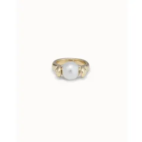 Full Pearlmoon White Pearl Shell Ring