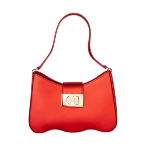 Furla 1927 Small Crossbody Wave - Red