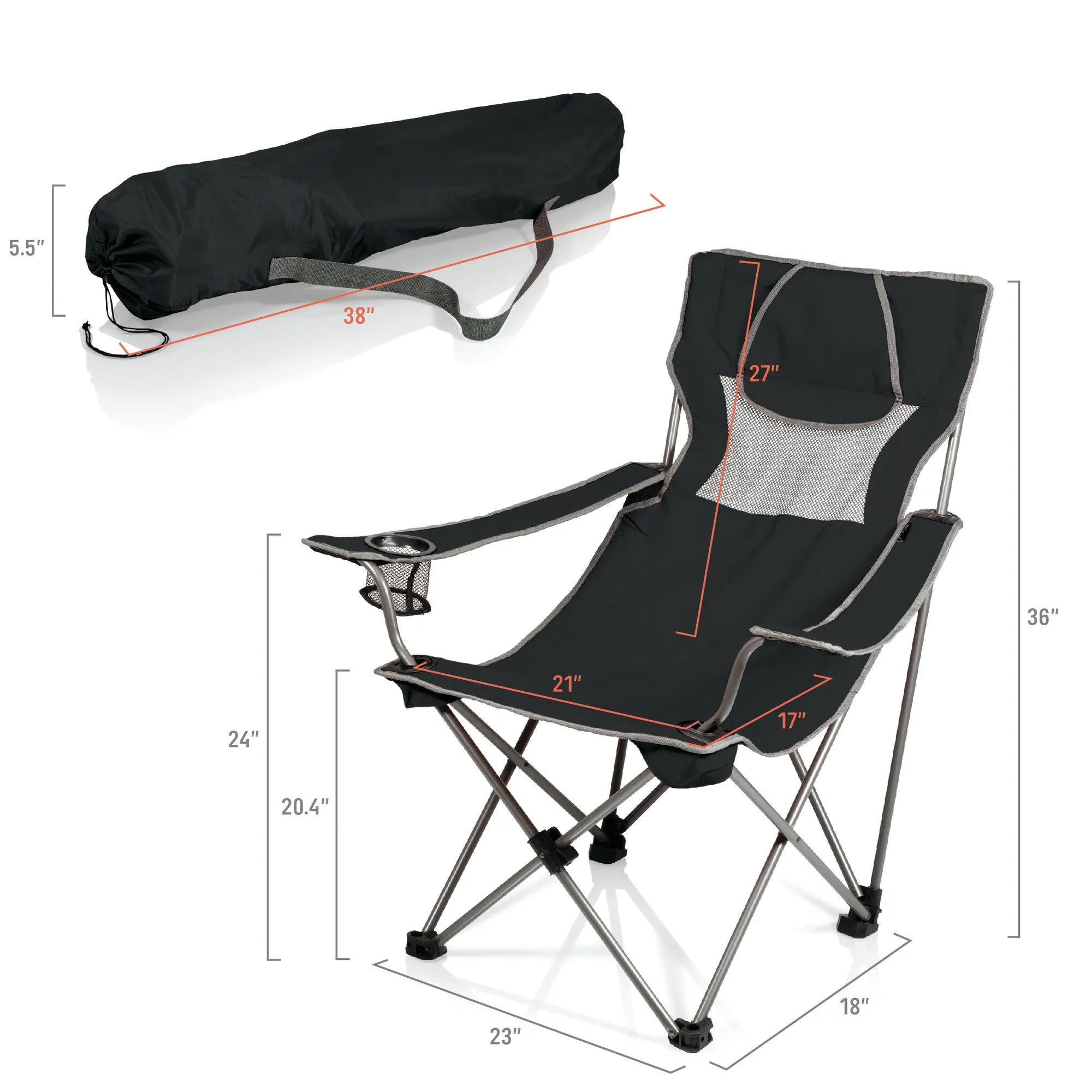 Georgia Bulldogs - Campsite Camp Chair