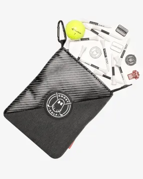 Golf Utility Pouch - DARK GRAY & CARBON FIBER