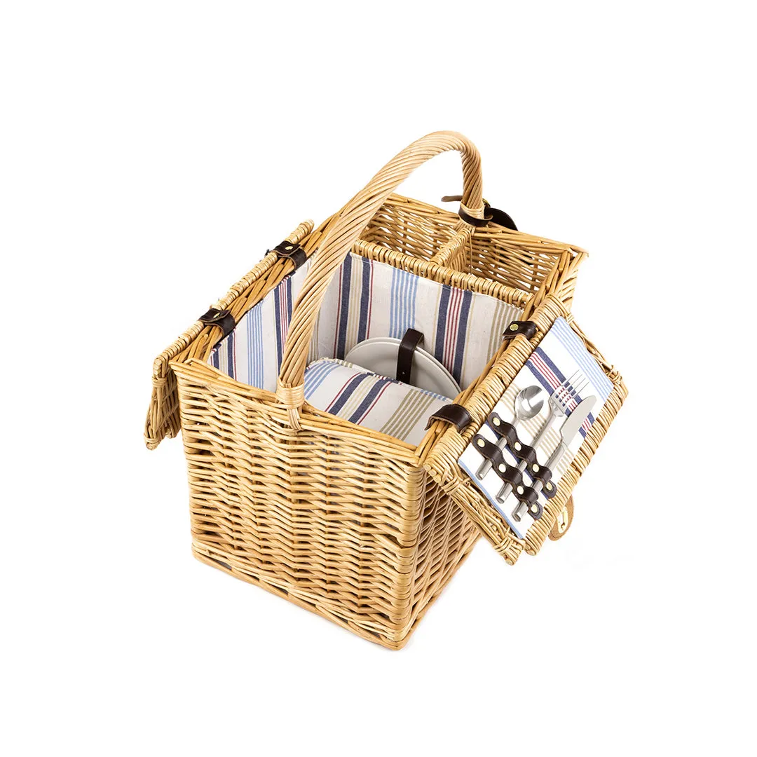 Greenfield Collection Arundel Willow Picnic Hamper for Two People