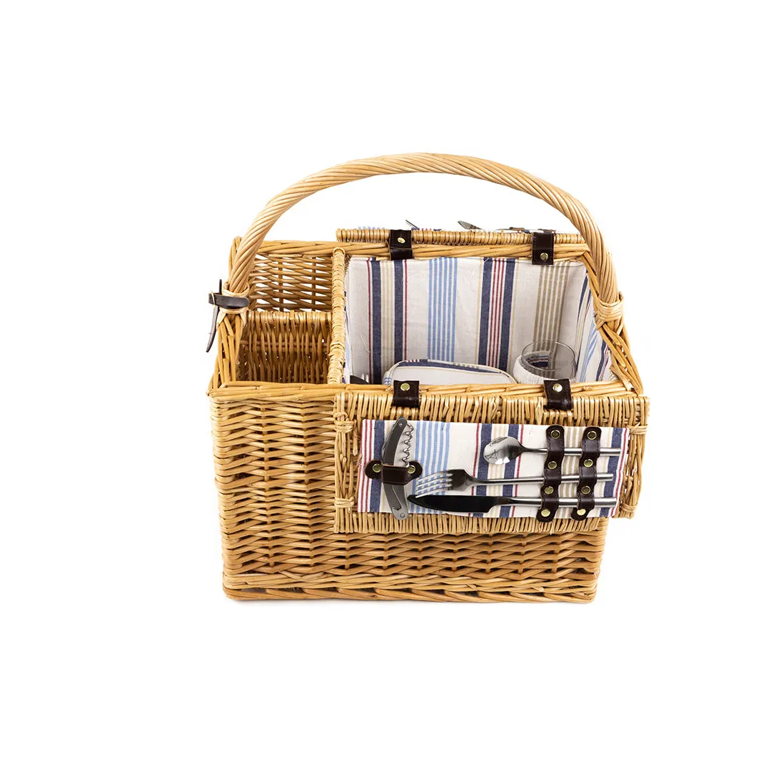 Greenfield Collection Arundel Willow Picnic Hamper for Two People