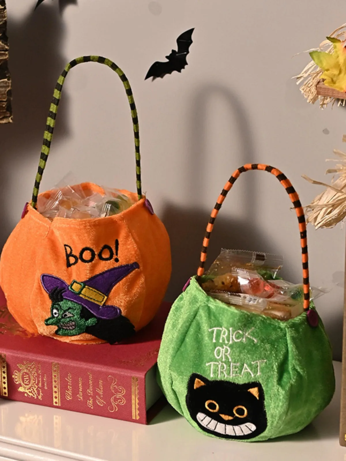 Halloween Handheld Pumpkin Candy Bags