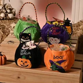 Halloween Handheld Pumpkin Candy Bags