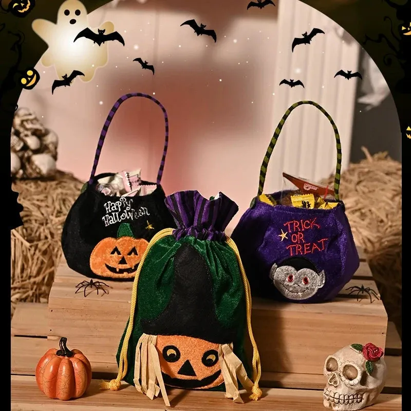 Halloween Handheld Pumpkin Candy Bags