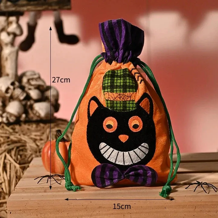 Halloween Handheld Pumpkin Candy Bags