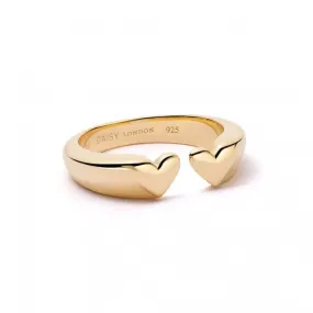 Hearts Signet Gold Ring HTR02_GP