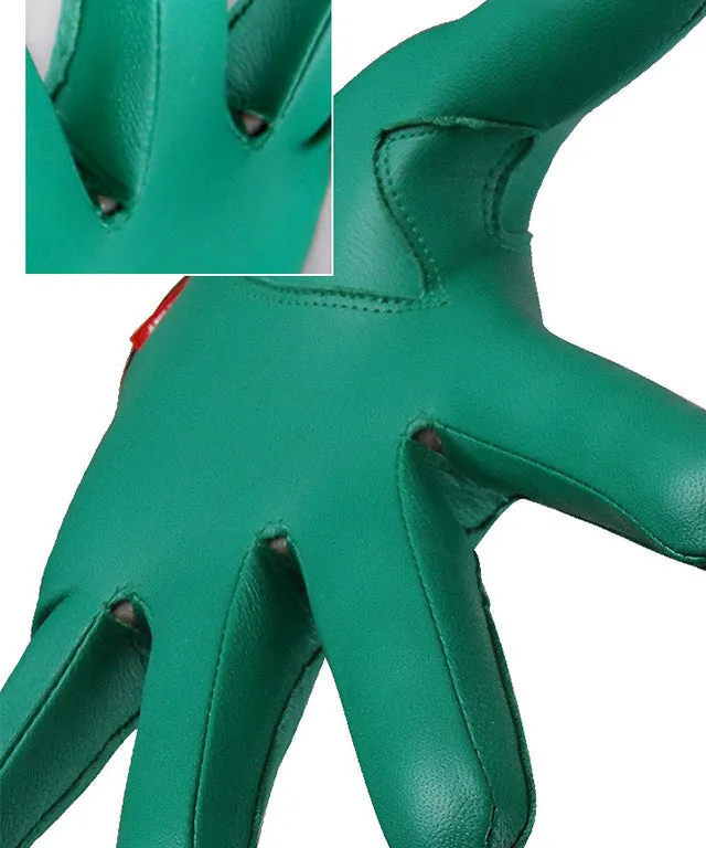 HENRY STUART Skin Fit Natural Sheepskin Color Golf Gloves - Green