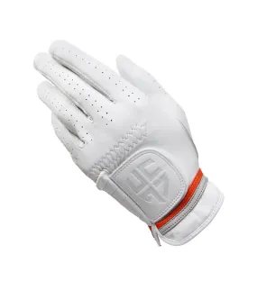 HENRY STUART Skin Fit Natural Sheepskin Color Golf Gloves - White