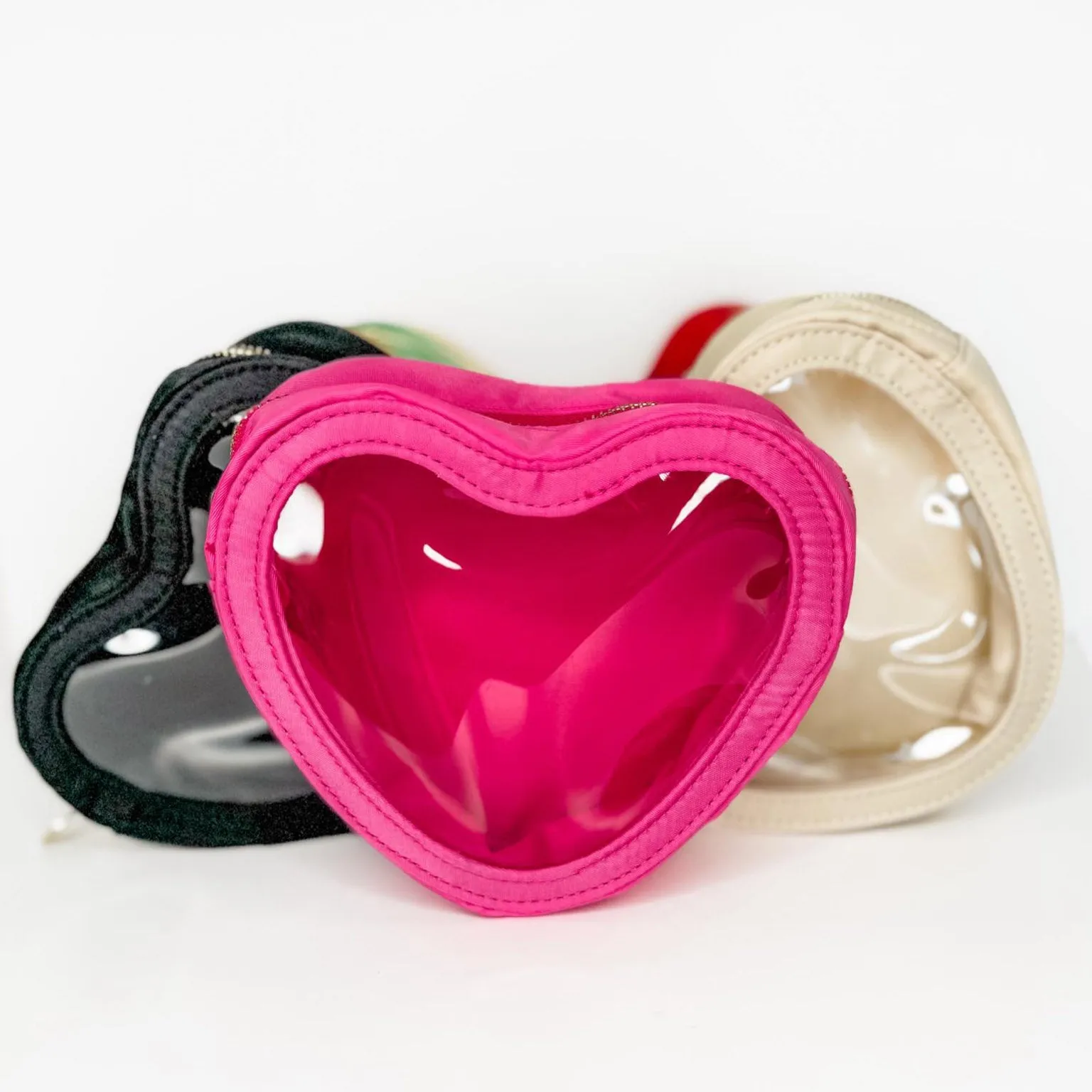 Hot Pink Heart Bags