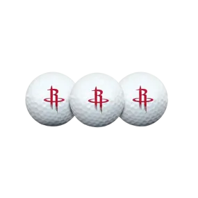 Houston Rockets Wincraft Golf 3pk Golf Balls