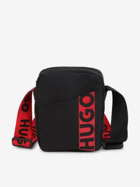 Hugo Kids Logo Crossbody Bag in Black (20cm)