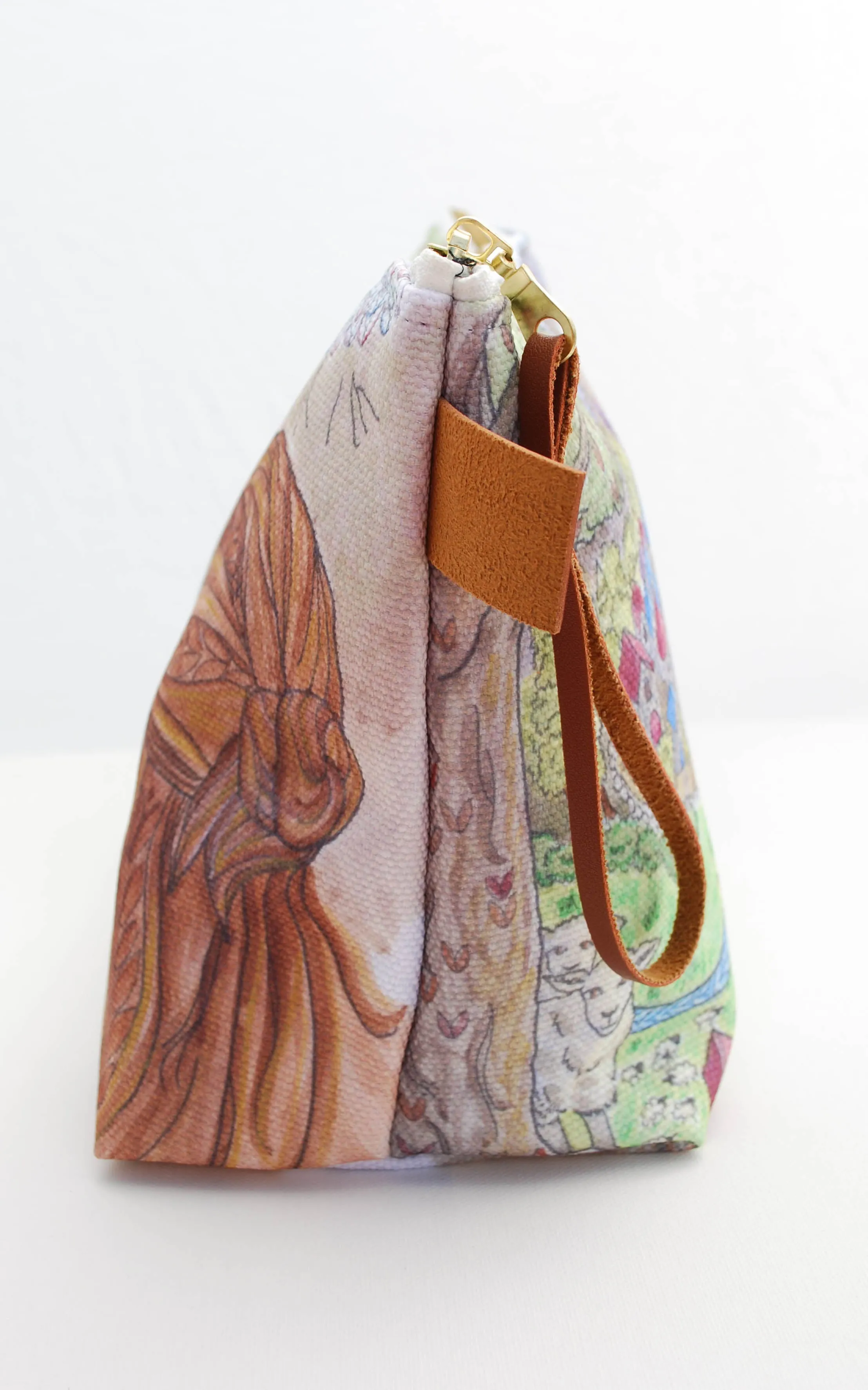 Illustrated Project Bag for Knitting, Crafts: "The Hidden Valley" from Story Maker