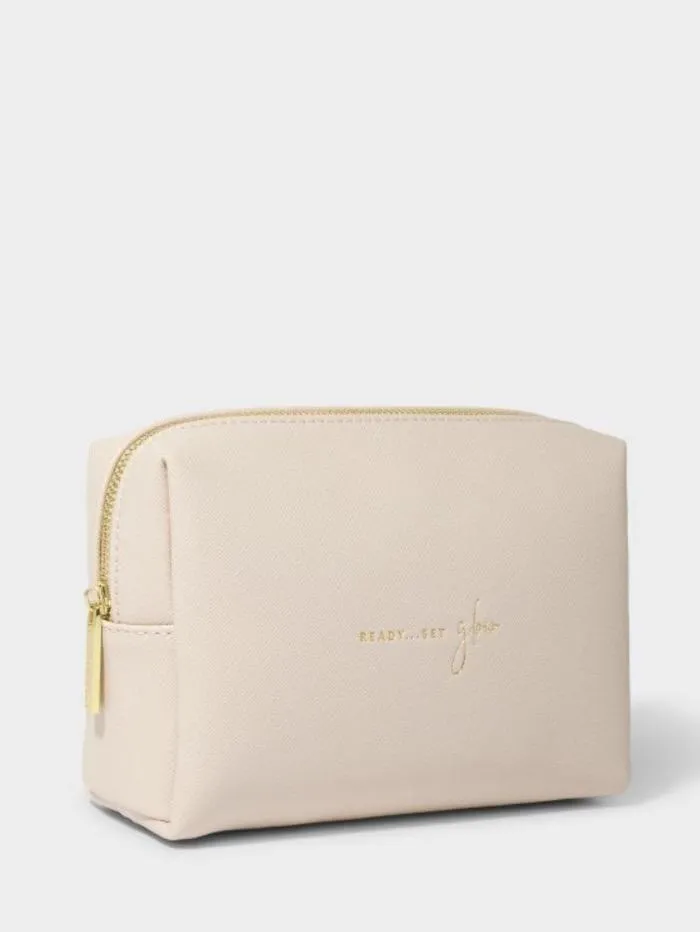 Katie Loxton Ready Set Glow Makeup Bag Pale Pink KLB1854