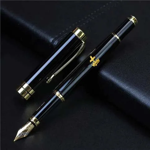 Knights Templar Commandery Pen - Black & Gold