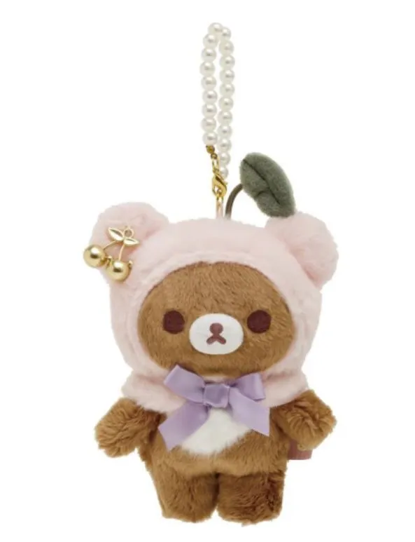 Ko-Rilakkuma ChairoiKoguma Shining Jewel Cherry Tote Bag Keychain Macot