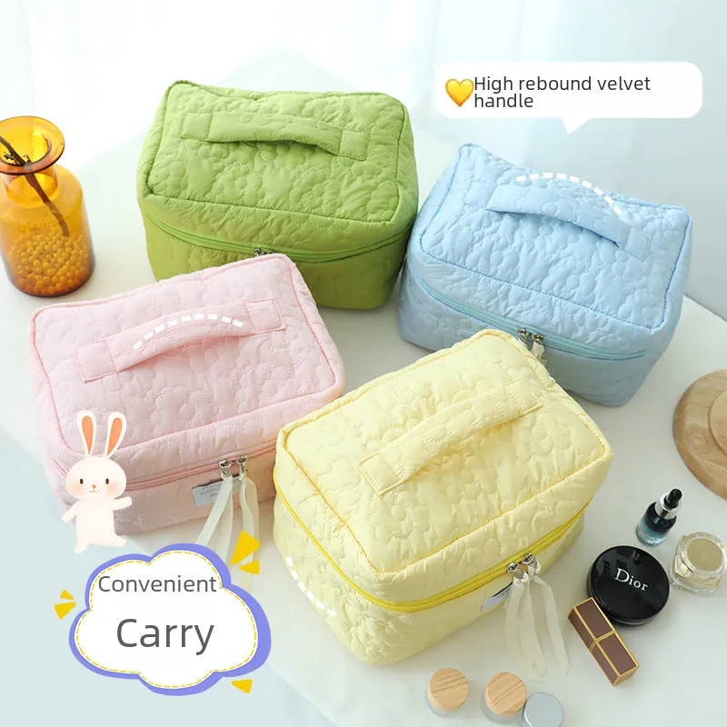 Korean-Style Large Capacity Makeup Bag