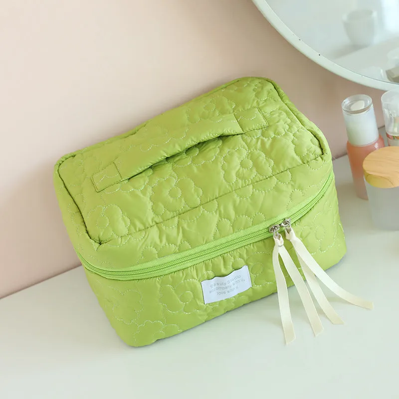 Korean-Style Large Capacity Makeup Bag