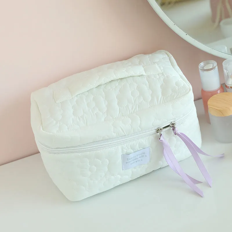 Korean-Style Large Capacity Makeup Bag