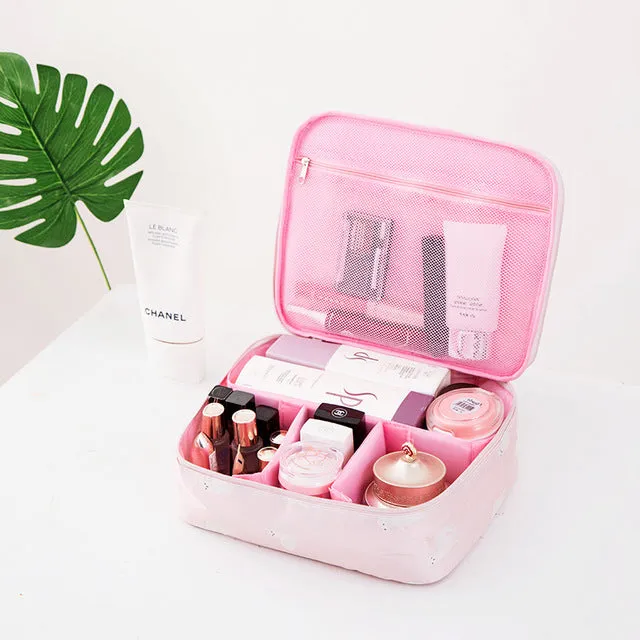 lady large fashion cosmetic makeup bag organizer