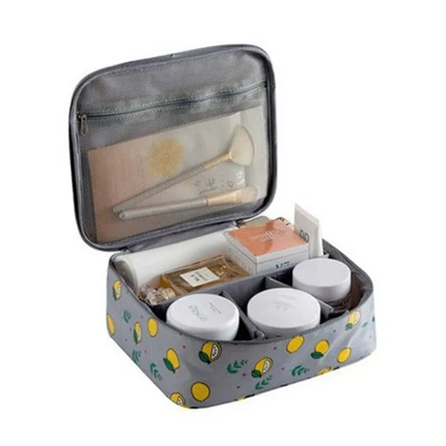 lady large fashion cosmetic makeup bag organizer