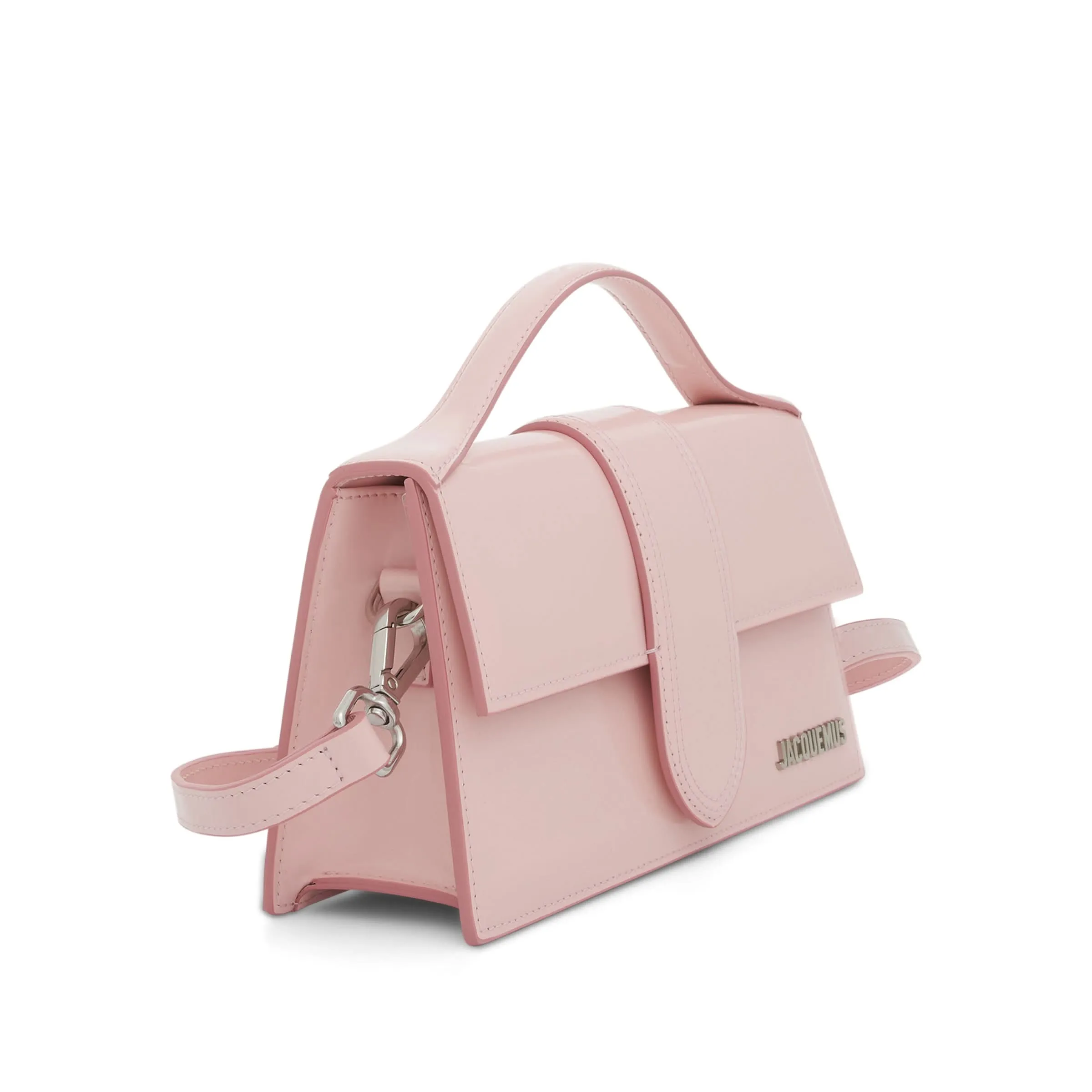 Le Grand Bambino Patent Leather Bag in Pale Pink