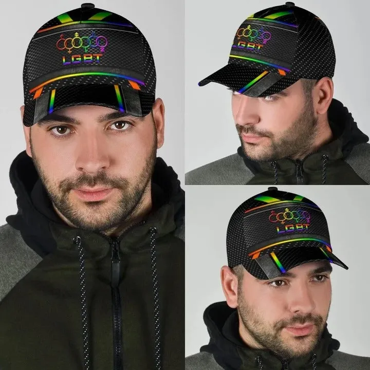 LGBT Pride Baseball Classic Cap, Fascinating Proud LGBT Pride Printing Baseball Cap Hat, Pride Gifts