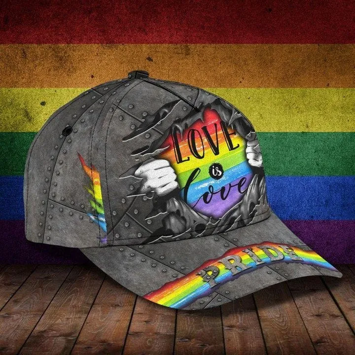 LGBT Pride Baseball Classic Cap, Fascinating Proud LGBT Pride Printing Baseball Cap Hat, Pride Gifts