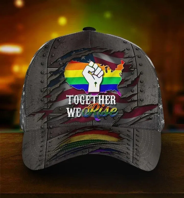 LGBT Pride Baseball Classic Cap, Fascinating Proud LGBT Pride Printing Baseball Cap Hat, Pride Gifts