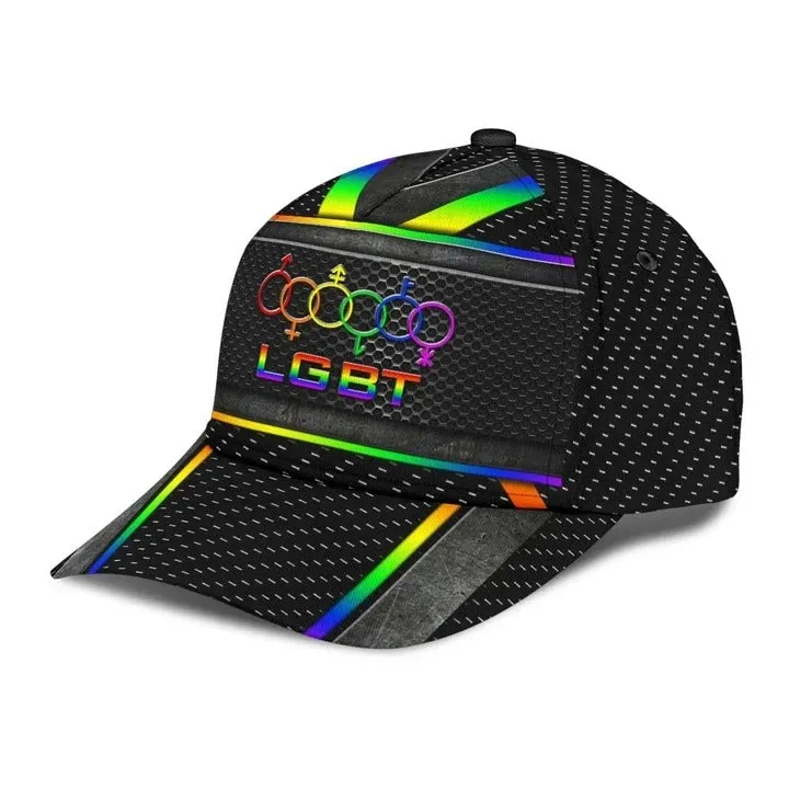 LGBT Pride Baseball Classic Cap, Fascinating Proud LGBT Pride Printing Baseball Cap Hat, Pride Gifts