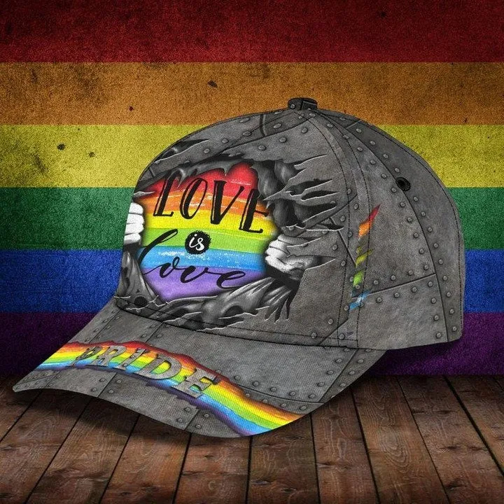 LGBT Pride Baseball Classic Cap, Fascinating Proud LGBT Pride Printing Baseball Cap Hat, Pride Gifts