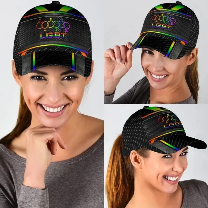 LGBT Pride Baseball Classic Cap, Fascinating Proud LGBT Pride Printing Baseball Cap Hat, Pride Gifts