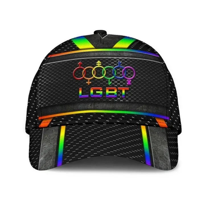 LGBT Pride Baseball Classic Cap, Fascinating Proud LGBT Pride Printing Baseball Cap Hat, Pride Gifts