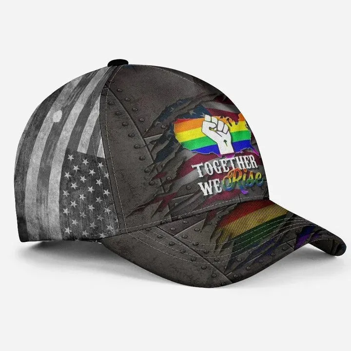 LGBT Pride Baseball Classic Cap, Fascinating Proud LGBT Pride Printing Baseball Cap Hat, Pride Gifts