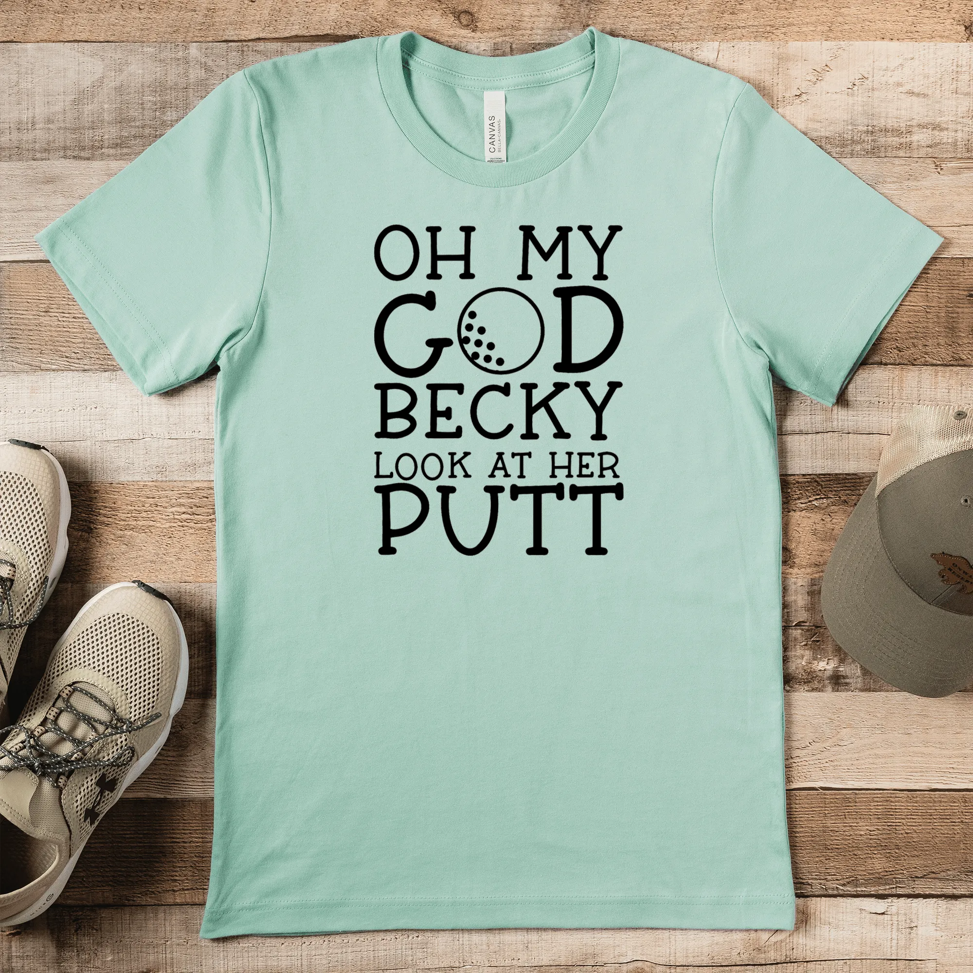 Look At Her Putt Mens T Shirt