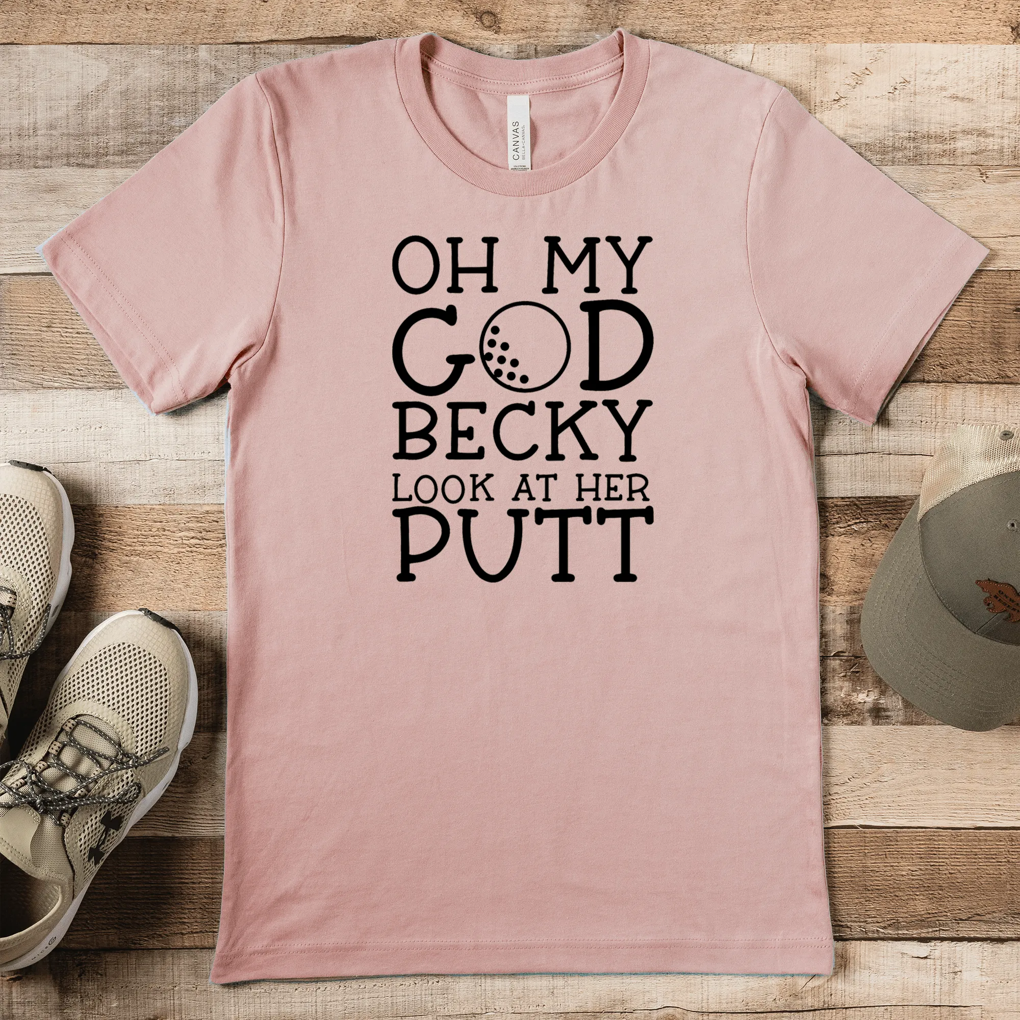 Look At Her Putt Mens T Shirt