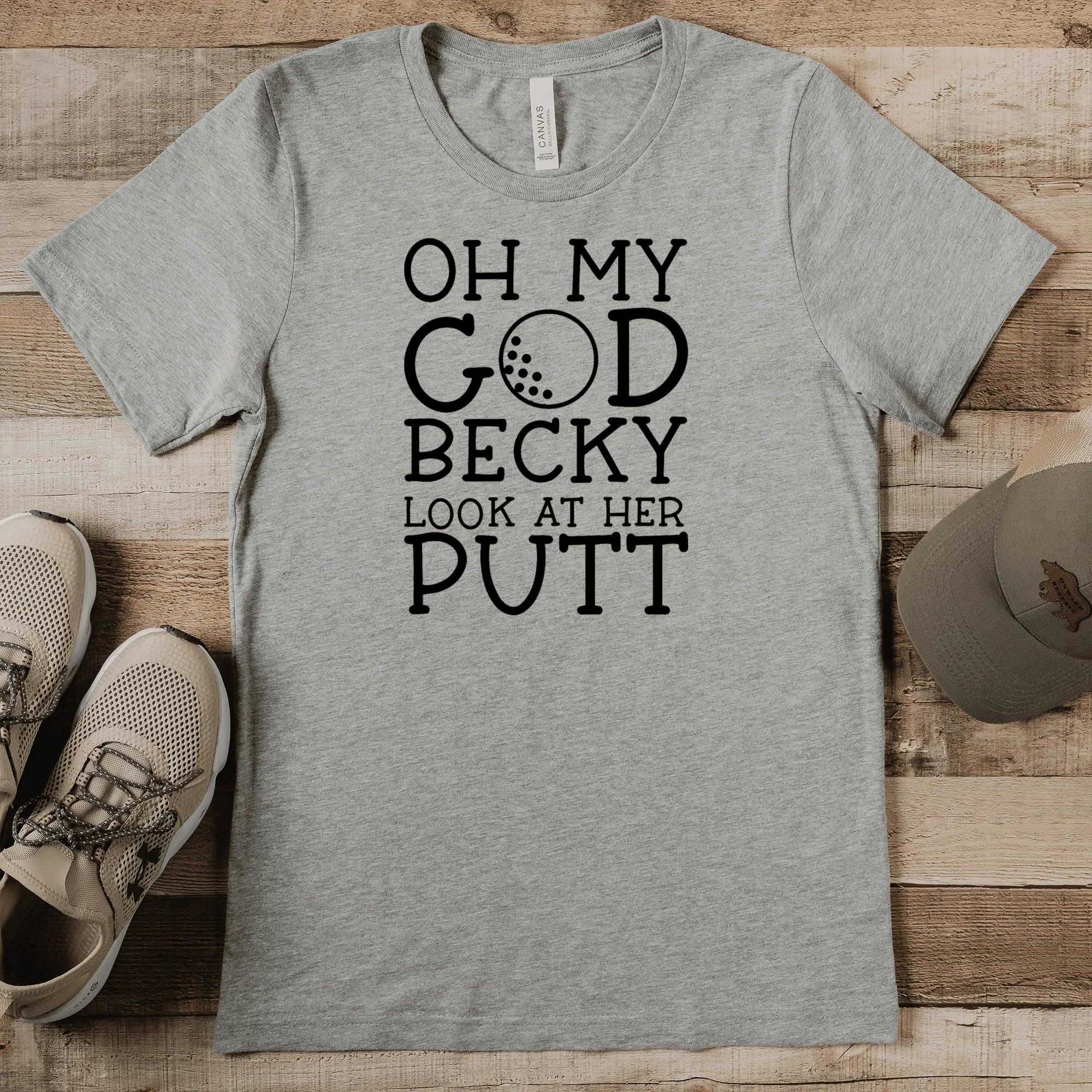 Look At Her Putt Mens T Shirt