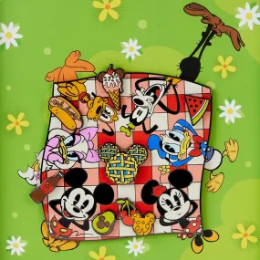 Loungefly x Mickey & Friends Picnic Blanket 3" Collector Box Spinning Pin